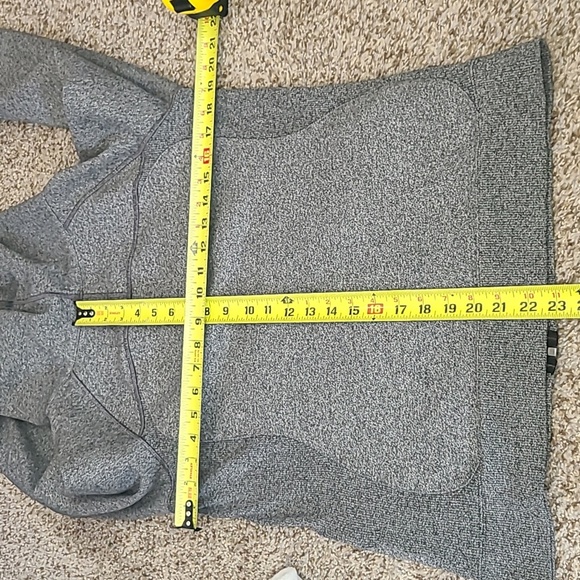lululemon athletica Heathered Gray Scuba Hooded Jacket - Picture 7 of 7